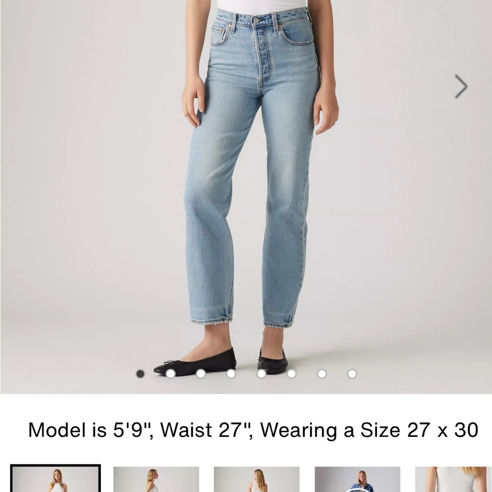 Levi's Light Blue Straight Leg Women's Jeans